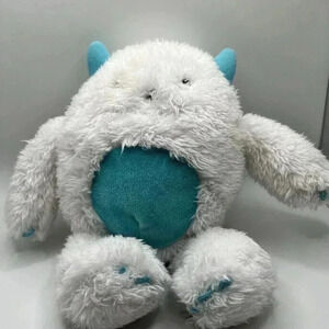 CARTER'S BABY WHITE BLUE ABOMINABLE SNOWMAN YETI 66939 STUFFED ANIMAL PLUSH TOY